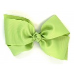 Green (Lime Juice) Grosgrain Bow - 6 Inch